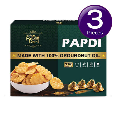 Let'S Try Purani Delhi Papdi 200 g Combo