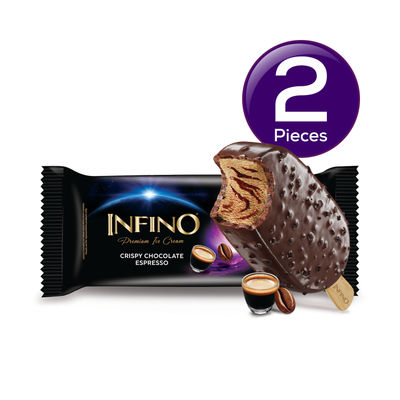 Infino Crispy Chocolate Espresso Ice Cream Stick 80 ml Combo