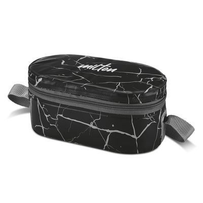 Milton Executive Lunch Box, 2 Round Containers, 280 Ml Each, 1 Oval Container, 450 Ml, Black