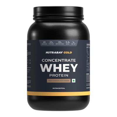 Nutrabay Gold Concentrate Whey Protein Rich Chocolate Creme