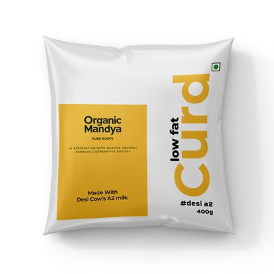 Organic Mandya Desi A2 Low Fat Curd