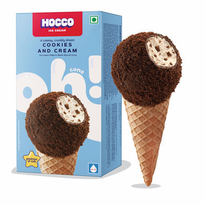 Hocco Cookies & Cream Ice Cream Cone