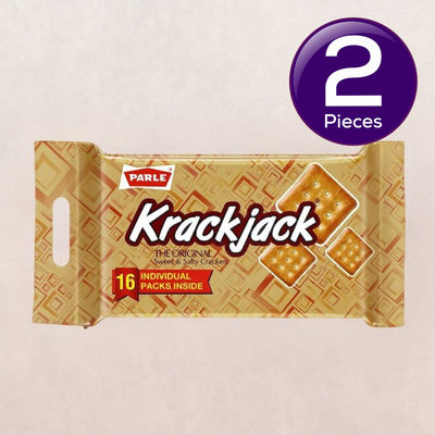 Parle Krackjack Sweet & Salty Crackers 705 g Combo