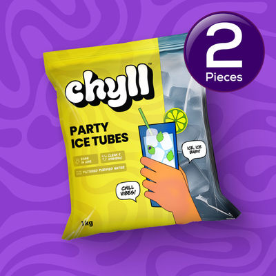 Chyll Party Ice Cubes (Tubes) 1 kg Combo