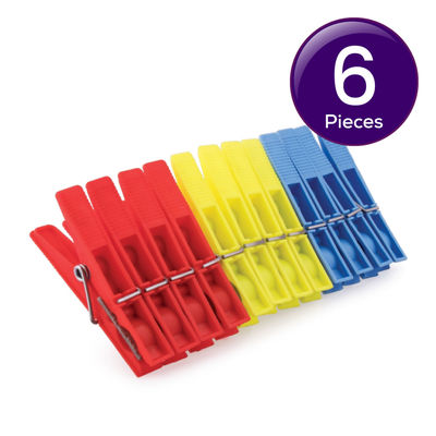 Jatin Civic Plastic Cloth Hanging Clips Set of 12 pcs | Assorted 12 pc Combo