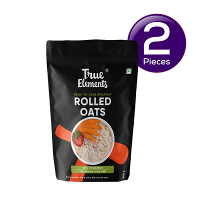 True Elements Rolled Oats 500 g Combo