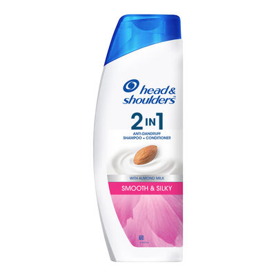 Head & Shoulders 2-In-1 Smooth And Silky Anti Dandruff Shampoo + Conditioner For Women & Men