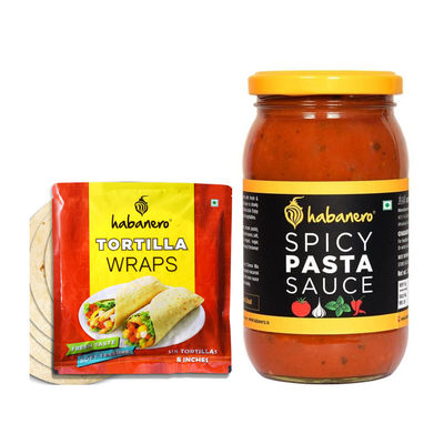 Habanero Tortilla Wrap(330gms) & Habanero Spicy Patsa Sauce(385gms) Combo