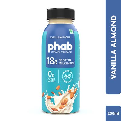 Phab 18g Protein Vanilla and Almond Milkshake