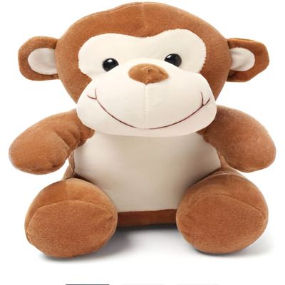 Babique Monkey Plush Soft Toy Cute Kids Animal Home Decor Boys/Girls/Baby (28 cm)