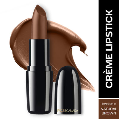Faces Canada Weightless Creme Finish Lipstick - Natural Brown 21