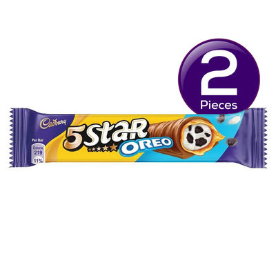 Cadbury 5 Star Oreo Filled Chocolate Bar 42 g Combo
