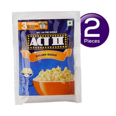ACT II Popcorn Golden Sizzle | 3 Minutes 35 g Combo