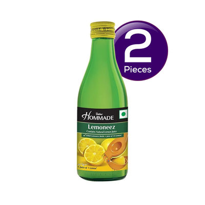 Dabur Homemade Lemoneez, Lemon Juice with Goodness of 33 Lemons 250 ml Combo