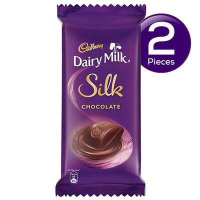 Cadbury Dairy Milk Silk Heart Blush Chocolate Bar Valentine's Gift Pack 64 g Combo