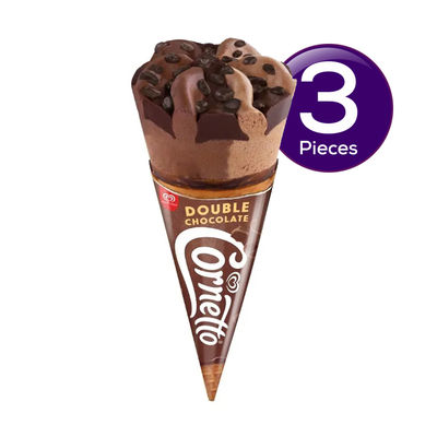 Kwality Wall's Cornetto Double Chocolate 105 ml Combo