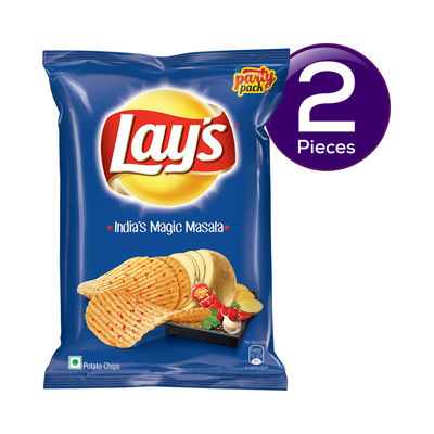 Lay's India's Magic Masala Potato Chips 143 g Combo