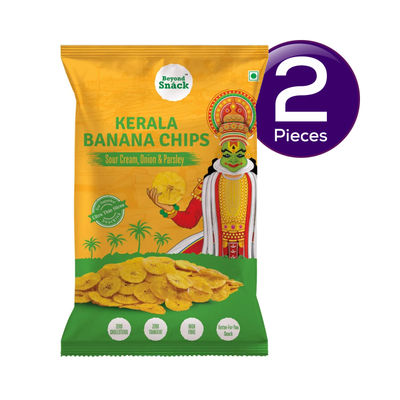 Beyond Snack Kerala Banana Chips Sour Cream Onion & Parsley 75 g Combo