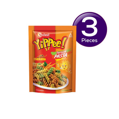Yippee! Instant Pasta - Tricolor Masala 70 g Combo