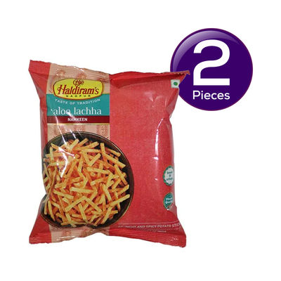 Haldirams Namkeen - Aloo Lachha 100 g Combo