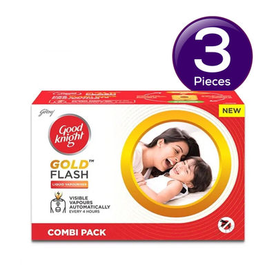 Good Knight Gold Flash Mosquito Repellent Refill + Machine Combo
