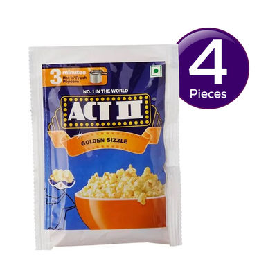 ACT II Popcorn Golden Sizzle | 3 Minutes 35 g Combo