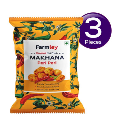 Farmley Peri Peri Makhana, Roasted In Olive Oil 16 g Combo