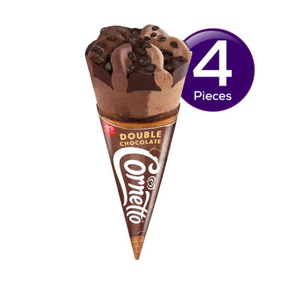 Kwality Wall's Cornetto Double Chocolate 105 ml Combo