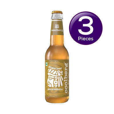 Coolberg Ginger Non Alcoholic Beer Glass Bottle 330 ml Combo