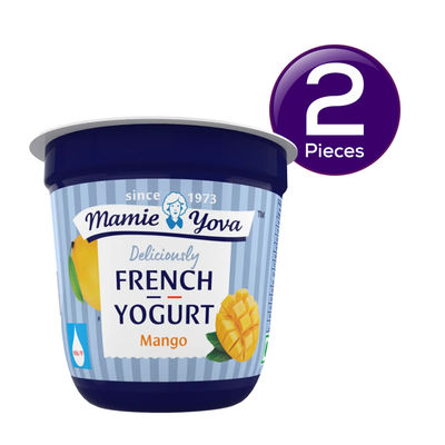 Mamie Yova Deliciously French Fruit Yogurt- Mango 90 g Combo