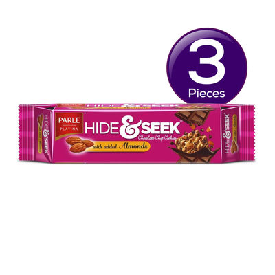 Parle Hide & Seek Cookies With Added Almonds 100 g Combo