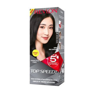 Revlon Top Speed Hair Color Small Pack Woman - Natural Black 70