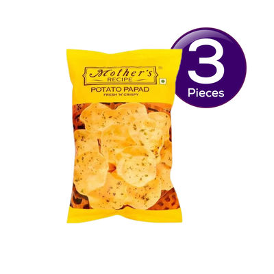 Mother's Recipe Potato Papad 70 g Combo