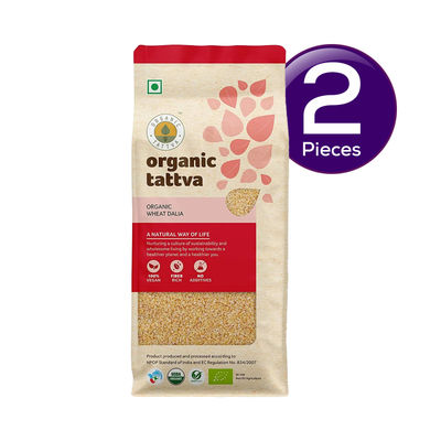 Organic Tattva Organic Wheat Dalia 500 g Combo