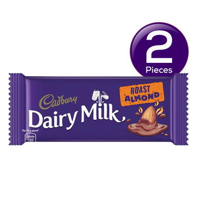 Cadbury Dairy Milk Roast Almond Chocolate Bar 36 g Combo