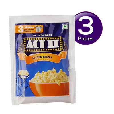 ACT II Popcorn Golden Sizzle | 3 Minutes 35 g Combo