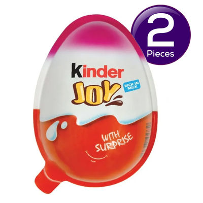 Kinder Joy Chocolate Snack with Surprise Pink Combo