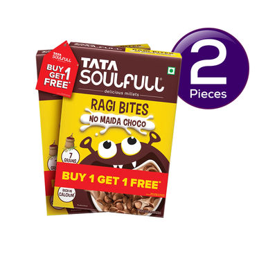 Tata Soulfull Ragi Bites, No Maida Choco 375 gms Combo