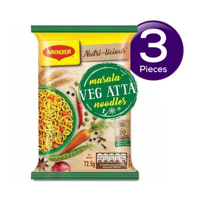 Maggi Nutri-Licious Masala Veg Atta Noodles 72.5 g Combo