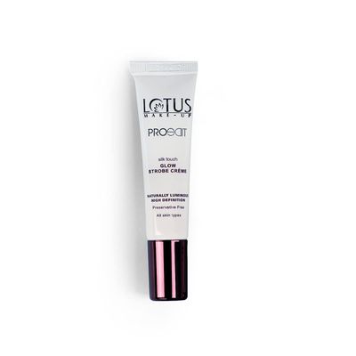 Lotus Make-Up Proedit Silk Touch Glow Strobe Moisturizer Cream Gold Vitamin E Dewy Finish