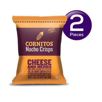 Cornitos Nacho Chips - Cheese And Herbs 55 g Combo