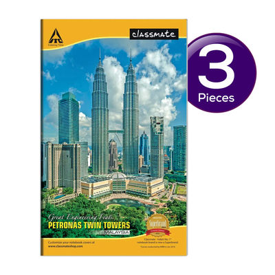 Classmate Longbook Single Line 314X194 160 Page Combo