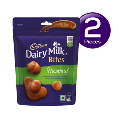 Cadbury Dairy Milk Bites- Chocolate Hazelnut 54 g Combo