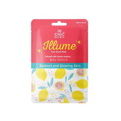 Chicnutrix Collagen & Vitamin C Skin Brightening Sheet Mask - Made In Korea