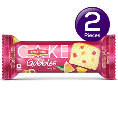 Britannia Gobbles Fruit Cake 45 g Combo