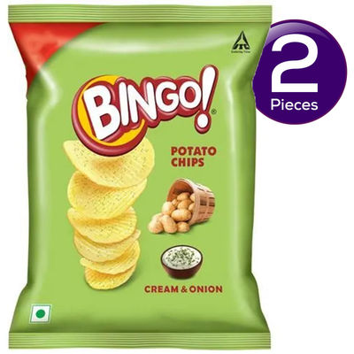 Bingo! Cream & Onion Potato Chips 50 g Combo