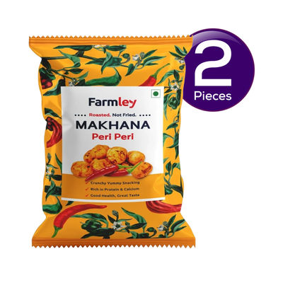Farmley Peri Peri Makhana, Roasted In Olive Oil 16 g Combo