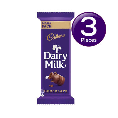 Cadbury Dairy Milk Chocolate Bar 52 g Combo