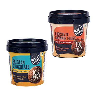 Belgian Chocolate(125ml) & Chocolate Brownie Fudge(125ml) Combo