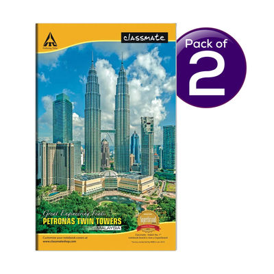 Classmate Longbook Single Line 314X194 160 Page 1 pc Combo